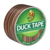 Duck 1.88 in. W x 10 yd. L Brown Woodgrain
