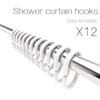Tititex Aesthetic Checkerboard Grid Pattern 140gsm Faux Linen Fabric Shower