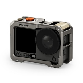 TILTA Full Camera Cage for DJI Osmo Action 6 - Titanium Gray TA-T95-FCC-TG