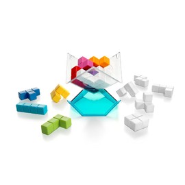 SmartGames Cubiq - Juego de construcción de cubos 3D para 1 o 2 jugadores de 7 años - Adulto