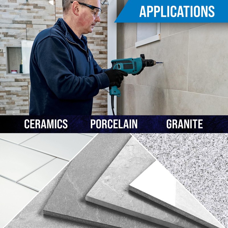 Mexco A10VBDB8 8.0mm Vacuum Brazed Diamond Drill Bit