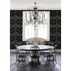 RoomMates Hidden Treasures Black Peel and Stick Wallpaper, RMK12749PLW
