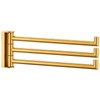 APLusee Swivel Towel Rack for Bathroom Door Wall Mounted, Swivel