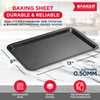BAKKEN Kitchen Baking Pans - Nonstick Gray Coating, 13.18’’ ×