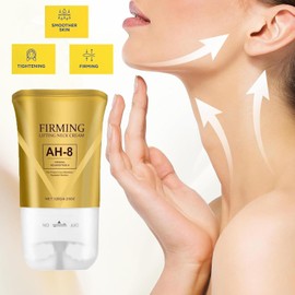 AH-8 Firming Neck Cream, 2025 New Roller Neck Firming Cream, Tighten And Lift Neck Cream Contain Hexapeptide With Double Roller Massage for Crepey Skin Body Care Comfort Firm and Lift Skin