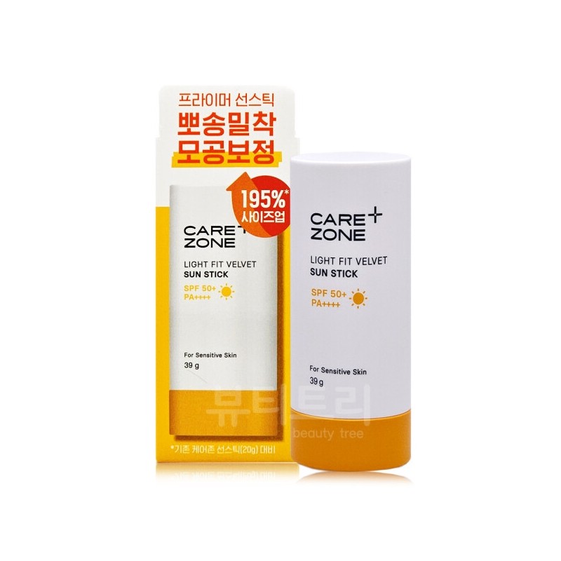 Carezone Light Fit Velvet Sun Stick 39g / 케어존 라이트핏