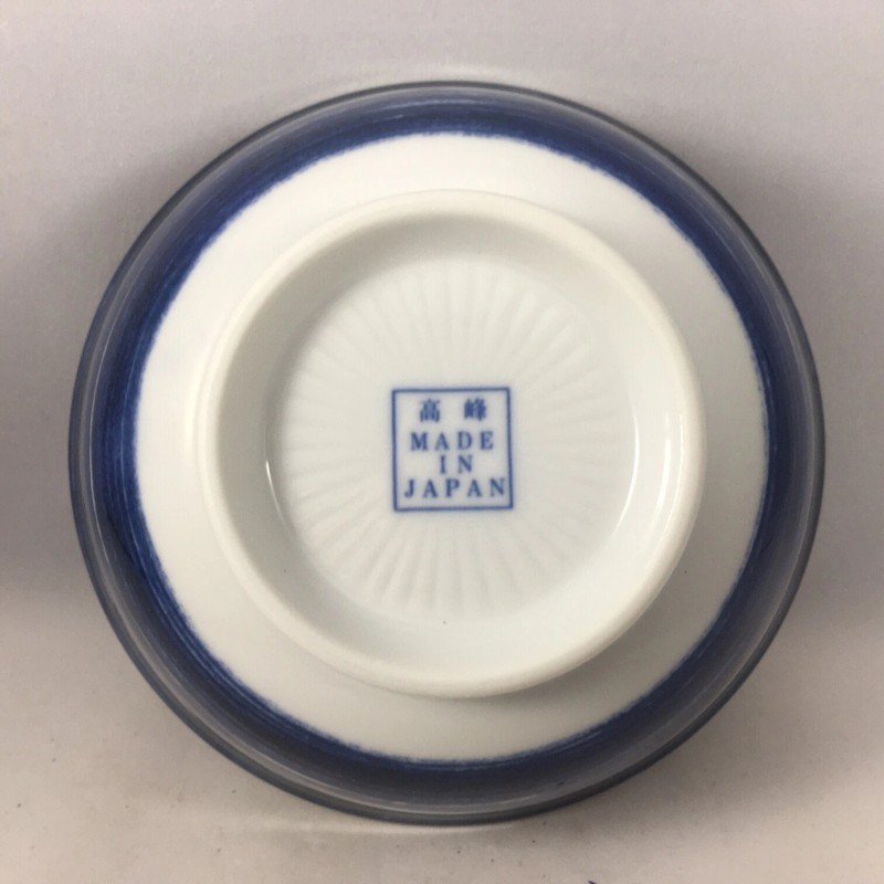 Made in Japan Japanese Rice Soup Noodle Bowl 6"D Porcelain