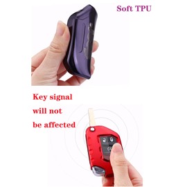 Horande Soft TPU Protector Key Fob Cover fit for 2018 2019 2020 2021 Jeep Gladiator JT Sahara JLU Wrangler JL JLU Rubicon Keyless Entry Key Fob (Silver)