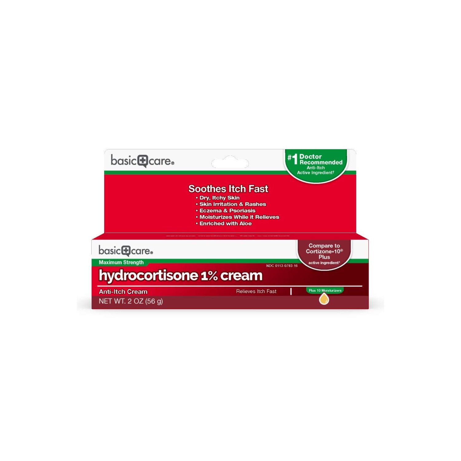 Amazon Basic Care Maximum Strength Hydrocortisone 1 Percent AntiItch