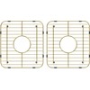 2 Pack of Gold Metal Kitchen Sink Racks,13"L X 11.6"W,Stainless