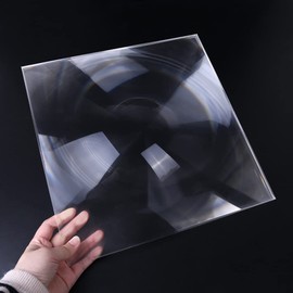 Large Solar Square 300 x 300 mm Fresnel Lens, Focal Length 600 mm, Thickness 2 mm, Pack of 1