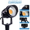 SUNVIE 120V Spot Lights Outdoor LED Landscape Lighting 12W AC