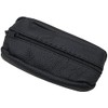 GENUINE LEATHER KEY BAG WITH 2 COMPARTMENTS IN BLACK MADE