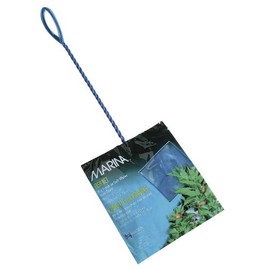 Marina 6-Inch Blue Fine Nylon Net with 12-Inch Handle