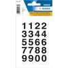 Herma Numbers 18 x 20 MM Transparent 0–9 Weather, Black,