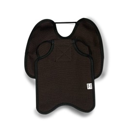 Hen Saver Hen Apron/Saddle, Single Strap w/Fixed Shoulder Protector – Durable Premium Protection, Hand-Sewn, 100% Cotton, 3 Layers Thick, Protection for Feather Loss & Rooster Injuries - Brown, XL