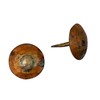 One Inch, Round Hammered Clavos, Solid Copper, Decorative Door Nails,