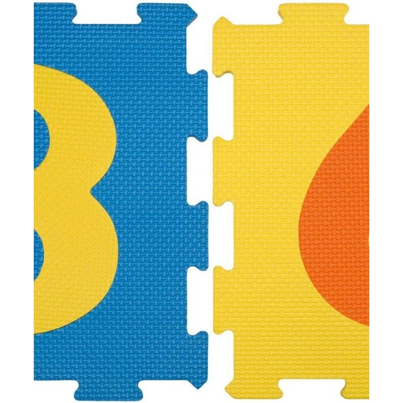 Happy People 63064 Eva Puzzle Mats with Numbers, Multi-Color
