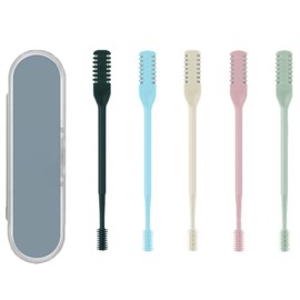 Nose Hair Scissors, Pack of 5, Painless, Convenient, Won't Damage the Nasal Cavity, Nose Hair Scissors, Nose Hair Cutter, Easy to Carry, Unisex