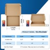 Famagic Shipping Boxes 13x10x2 Inch 30 Pack Brown Small Box