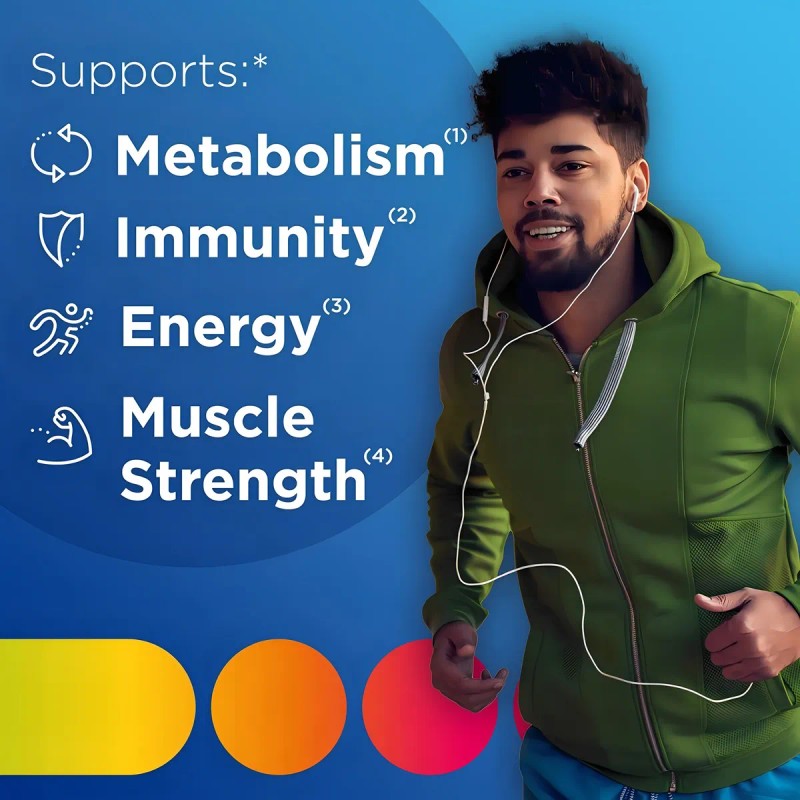 Multivitaminico Centrum Hombres Vitaminas 100 Gomitas Fuerza