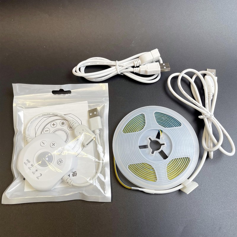 Clearhill 5V Motion Sensor Dimmer 320LED Strip Lights,Day or Night