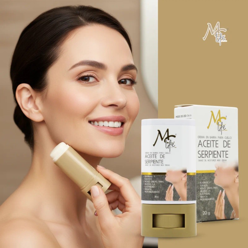 Crema Barra Reafirmante Cuello Anti Arrugas Life Todo Tipo Piel
