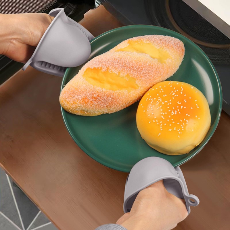 Cartoon Shark Shape Silicone Oven Mitts - Heat Resistant Cooking
