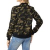 Sexycherry Faddish Military Casual Camouflage Lightweight Thin Short Jacket Coat
