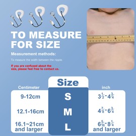 Cryxinty Pectus Excavatum Orthosis Brace, Pectus Excavatum Vacuum Bell, Sternal Depression Support for Sunken Chest, Physical Chest Correction of Pectus Excavatum for Adults and Child (Large)