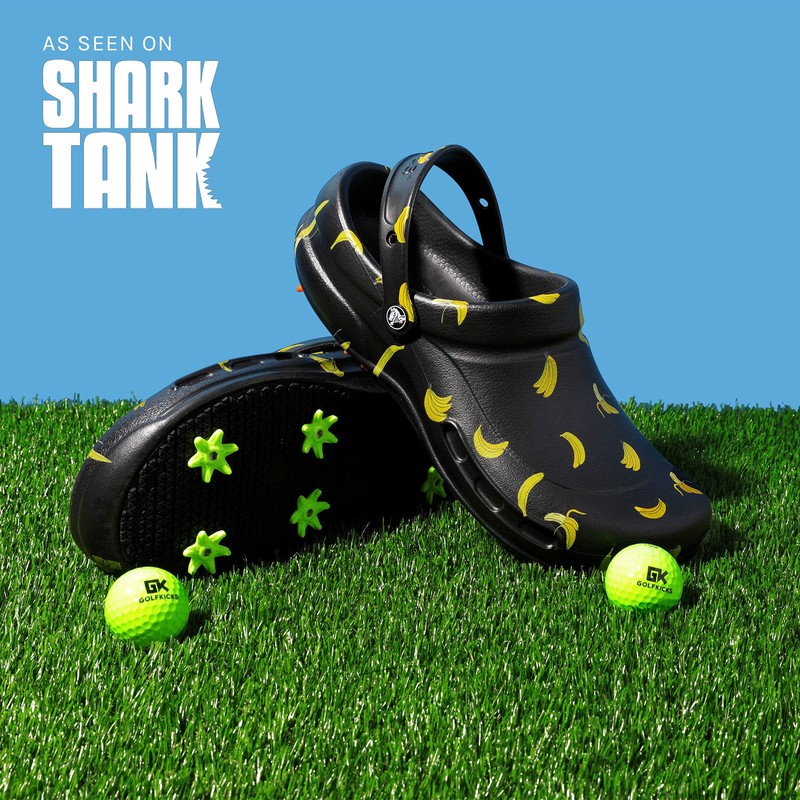 Golfkicks ゴルフトラクションキット スニーカー用 DIYゴルフスパイク付き あらゆる靴にゴルフクリートを追加 20個入り グレイ