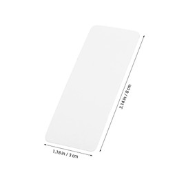 Gadpiparty 50pcs Magnetic Dry Erase Name Tags Reusable Writable Labels for Classroom Office Whiteboard Fridge Organization No Residue Versatile DIY Name Plates