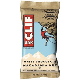 Luna Clif Bar Energy Bar, White Chocolate Macadamia Nut, 2.4-Ounce Bars, Pack of 12