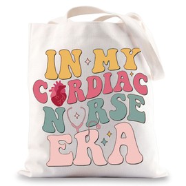 JNIAP Cardiac Nurse Tote Bag Cardiac Nurse Gifts In My Cardiac Nurse Era Cardiovascular Nursing Tote Bag Cardiologist Gift, Cardiac Nurse, Large