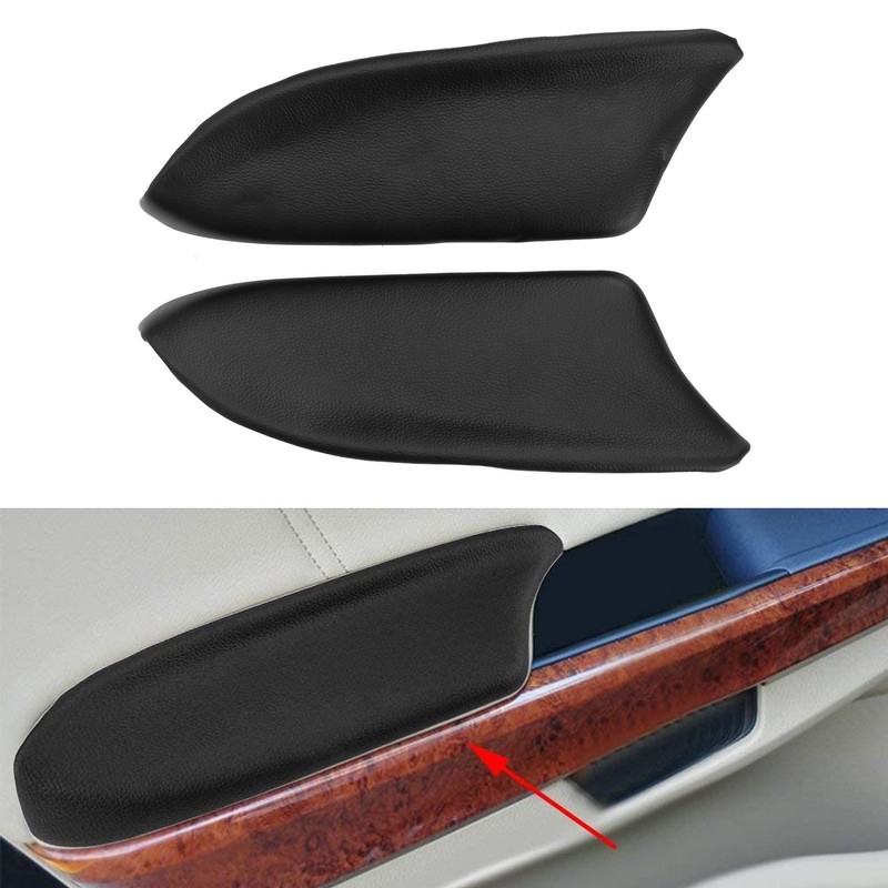 Pair of Front Door Panel Armrest Lid Cover Replacement for