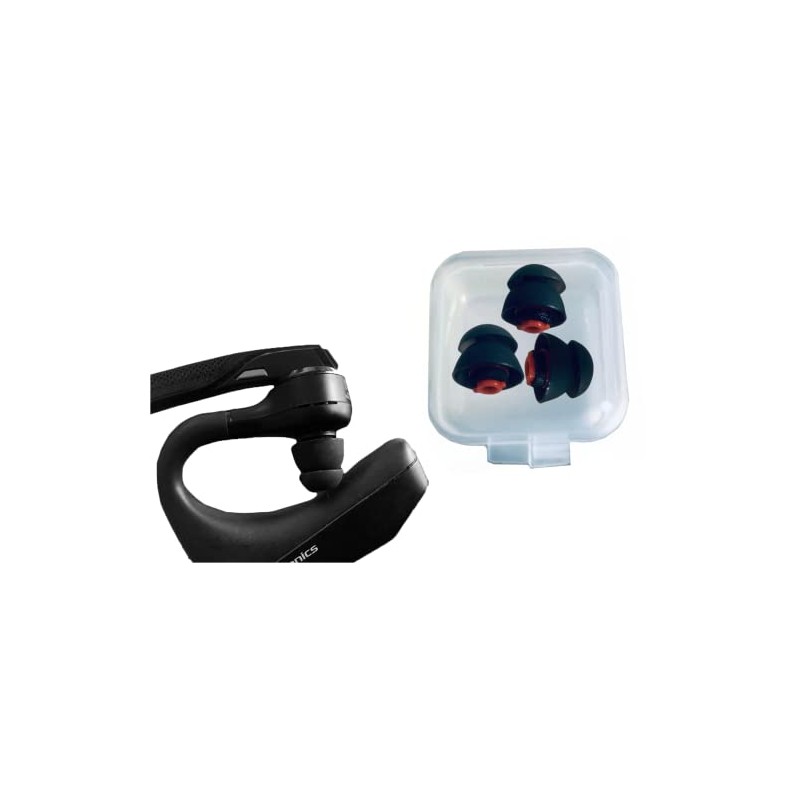 Zotech 3 Pcs Double Flange Eartips Ear Buds Replacement Double