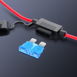 PNGKNYOCN 100Pcs Car Fuse Assortment Kit, 3A 5A 7.5A 10A 15A 20A 25A 30A 35A 40A Auto Medium Blade Replacement Fuses Kit for Car/RV/Truck/Motorcycle