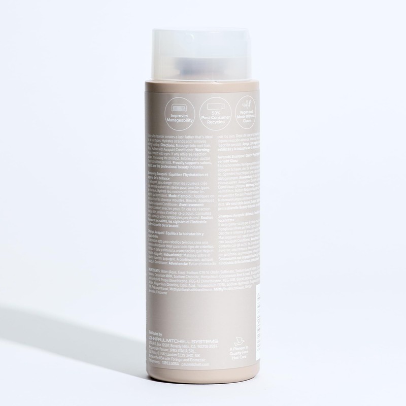 Paul Mitchell Awapuhi Shampoo, Balances Moisture + Adds Shine, For