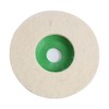 6-piece 125 mm x 22 mm wool felt polishing disc,