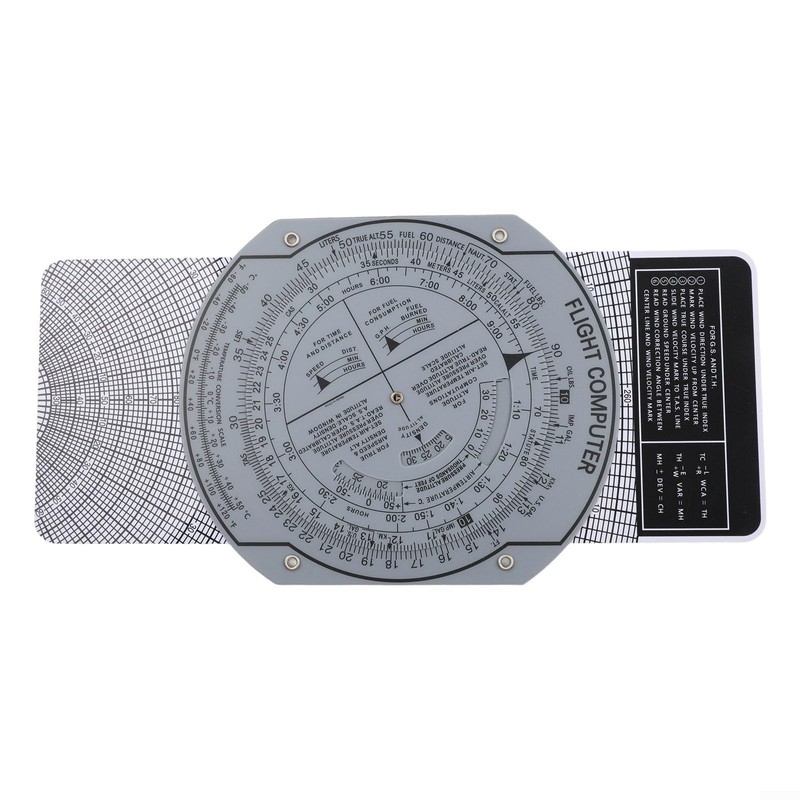 E6B Flight Computer, Aviation Plotter, Circular Slide Rule Pilot Accessories