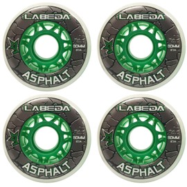 Labeda Wheels Inline Roller Hockey Gripper Asphalt Outdoor White 80mm 83A x4