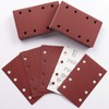 Sruhrak 80x133mm Sandpaper, 50 Pieces Sanding Sheets Hook and Loop