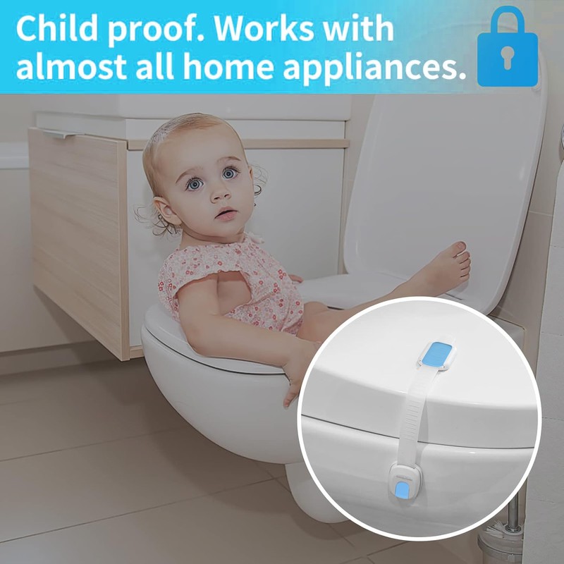 Baby Safety Lock for Kitchen Cupboards (Pack of 2) -