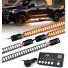 LUMENIX 70 Inch Emergency Running Board Rigid Strobe Lights Strip