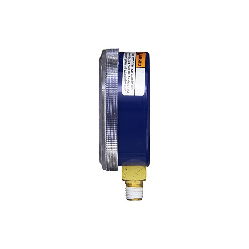 Yellow Jacket 49052 2-1/2" Gauge (Degrees F), Blue Compound, 30",