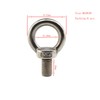 304 Stainless Steel M10 Lifting Rigging Eyebolt Ring Shaped with