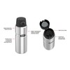 Thermos Stainless King Vacuum Insulated Bottle, 710ml, Midnight Blue, SK4000MBAUS
