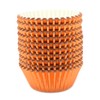 Mombake Brand, Paper Orange Foil Cupcake Cases, 200-Count, All Occasions,