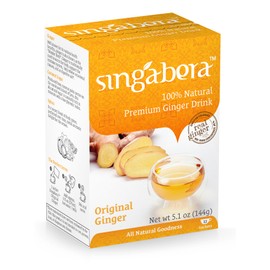 Singabera Ginger Drink Original Flavor (Pack of 6) 5.1oz