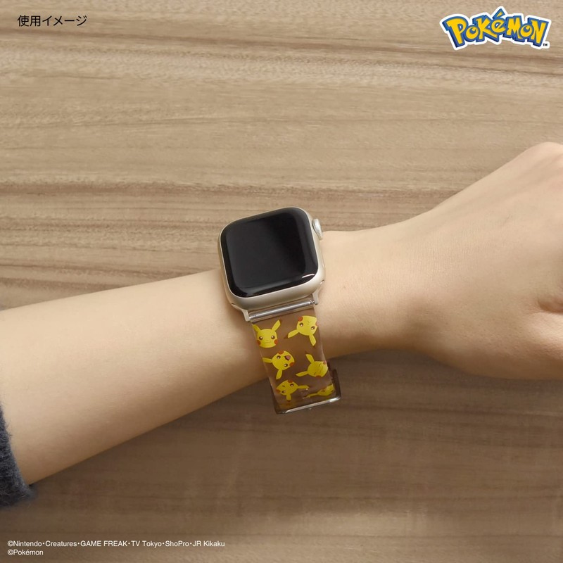 Gourmandise POKE-809A Pokemon Watch 41/40/38mm Soft Band Pikachu